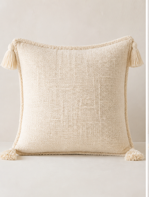 Coastal Sand Cushion Cover – Woven Cotton