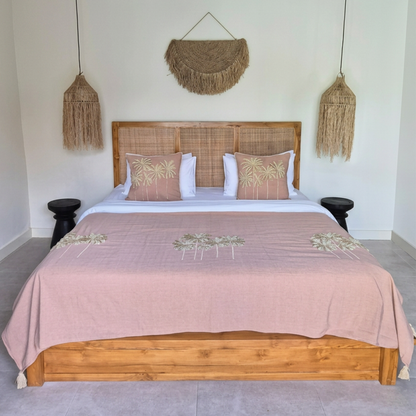 Coconut Grove Throw - Peach/Beige