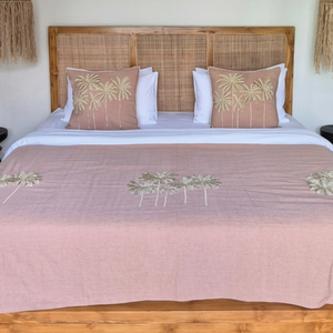 Coconut Grove Throw - Peach/Beige