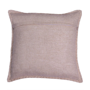 Palm Four Cushion Cover – Linen-Cotton Blend - Natural/White