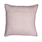 Palm Four Cushion Cover – Linen-Cotton Blend - Natural/Black