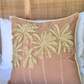 Coconut Grove Square Cushion Cover - Peach/Beige
